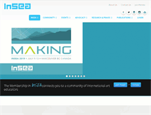 Tablet Screenshot of insea.org